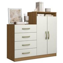 Cômoda 2 Portas 4 Gavetas Lucy Atacama Off White