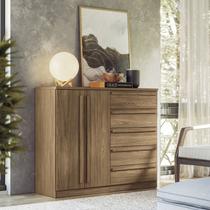 Cômoda 2 Portas 5 Gavetas Málaga Gold