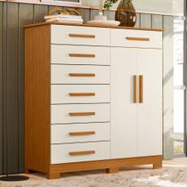 Cômoda 2 Portas 8 Gavetas Verona Albatroz Cômoda 2 Portas 8 Gavetas Verona Albatroz