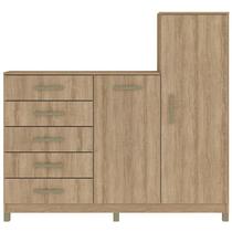 Comoda 2 Portas Com Cabideiro CO170 Mell Fell - Fellicci Moveis