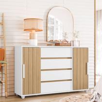 Cômoda 2 Portas Correr 4 Gavetas Evidenza Cômoda 2 Portas Correr 4 Gavetas Evidenza