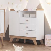 Cômoda 3 Gavetas 1 Porta Confete