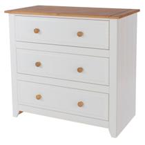 Cômoda 3 Gavetas Branco