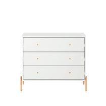 Cômoda 3 Gavetas Jasper Branco 94cm Cômoda 3 Gavetas Jasper Branco 94cm