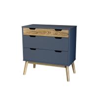 Cômoda 3 Gavetas Lara Madeira Maciça-Parpinelli