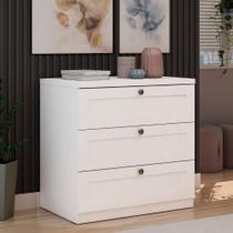 Cômoda 3 Gavetas Provençal Infinity branco Cômoda 3 Gavetas Provençal Infinity branco