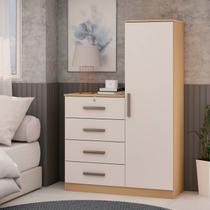 Cômoda 4 Gavetas 1 Porta- 1 Gaveta com Chave Cômoda 4 Gavetas 1 Porta- 1 Gaveta com Chave