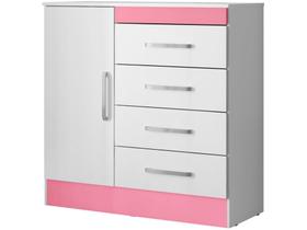 Cômoda 4 Gavetas 1 Porta Demobile Montevideu