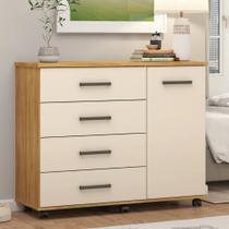 Cômoda 4 gavetas 1 Porta Flora Demóbile