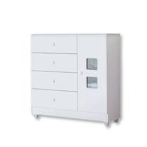 Cômoda 4 Gavetas 1 Porta Premium Luxo Multiuso Duravél MDF Cômoda 4 Gavetas 1 Porta Premium Luxo Multiuso Duravél MDF