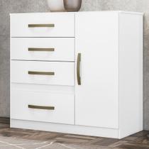 Cômoda 4 Gavetas 1 Porta Vênus Moval