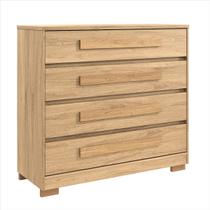 Cômoda 4 Gavetas 100% MDF Miray Hanover Com Puxador - Robel