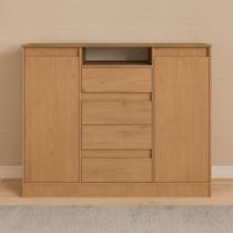 Cômoda 4 Gavetas 2 Portas Alba Móveis Castro