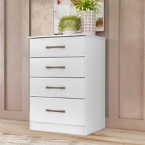 Cômoda 4 Gavetas 90x47x61 cm MS913 Branco