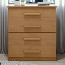 Cômoda 4 Gavetas Baião Amêndoa Clean Cômoda 4 Gavetas Baião Amêndoa Clean