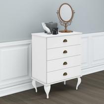 Cômoda 4 Gavetas Clássica