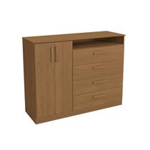 Cômoda 4 Gavetas e 2 Portas Kappesberg T266 cor Canela Cômoda 4 Gavetas e 2 Portas Kappesberg T266 cor Canela