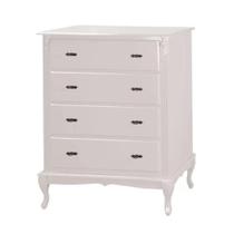 Cômoda 4 Gavetas e Pés Luiz XV - Tommy Design