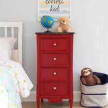 Comoda 4 Gavetas Estreita Linha Amsterda