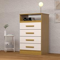 Cômoda 4 Gavetas Flex Color 100% MDF 57cm Jéssica Espresso Móveis Cômoda 4 Gavetas Flex Color 100% MDF 57cm Jéssica Espresso Móveis