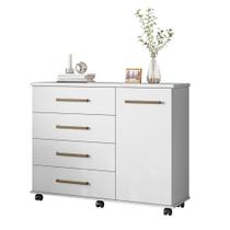 Cômoda 4 Gavetas Flora 4130 Branco Demóbile