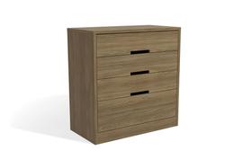 Cômoda 4 Gavetas Kappesberg S824 cor Nogueira