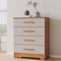Comoda 4 Gavetas Lidia Cinamomo Off White