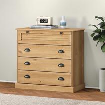 Cômoda 4 Gavetas Madeira de Pinus 76x80cm Cômoda 4 Gavetas Madeira de Pinus 76x80cm