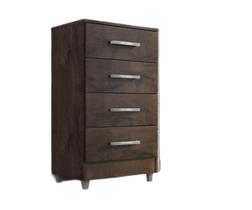 Cômoda 4 Gavetas Marrom Chocolate Flavia Quarta Divisão