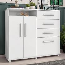 Cômoda 4 Gavetas Nugel Branco