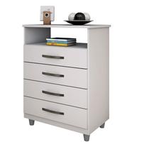 Cômoda 4 Gavetas Paris CHF Branco