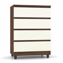 Cômoda 4 Gavetas Rio 2002691 Imbuia Champanhe Vila Rica Cômoda 4 Gavetas Rio 2002691 Imbuia Champanhe Vila Rica