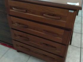 Cômoda 4gavetas cor Imbuia madeira de pinus