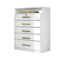 Comoda 5 Gavetas 1 Nicho Triunfo Demobile