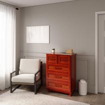 Cômoda 5 Gavetas 103 Cm Clássico Manaus