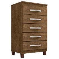 Comoda 5 Gavetas 57 Cm Moden 2259 Malbec Incp