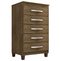 Comoda 5 Gavetas 57 cm Moden 2259 Malbec INCP