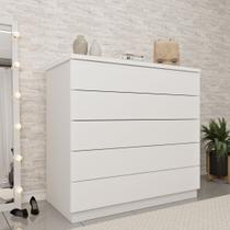 Cômoda 5 Gavetas 86cm Premium