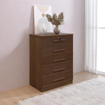 Cômoda 5 Gavetas com Chave MDF Rio Cômoda 5 Gavetas com Chave MDF Rio