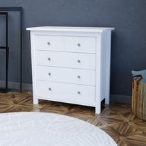 Cômoda 5 Gavetas em Madeira Maciça Alba