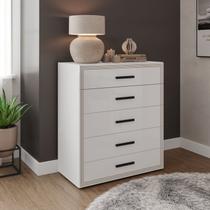 Cômoda 5 Gavetas Móveis 104,2cm 90cm 46cm Valência