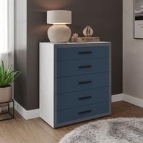 Cômoda 5 Gavetas Móveis 104,2cm 90cm 46cm Valência