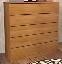 Cômoda 5 Gavetas Premium - Tcil Móveis - Cinamomo Cômoda 5 Gavetas Premium - Tcil Móveis - Cinamomo