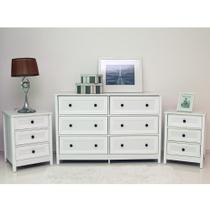 Cômoda 6 Gav+2 Mesas de Cabeceira Ditália DM-217 DM-111