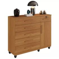 Cômoda 6 Gavetas 1 Porta Milão Benetil Móveis Cinamomo