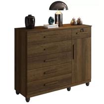 Cômoda 6 Gavetas 1 Porta Milão Benetil Móveis Imbuia Cômoda 6 Gavetas 1 Porta Milão Benetil Móveis Imbuia
