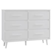 Comoda 6 Gavetas 120 cm Mila Mobbs