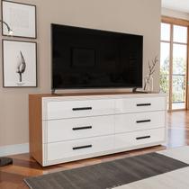 Cômoda 6 Gavetas 150cm 46cm 63,1cm Valência