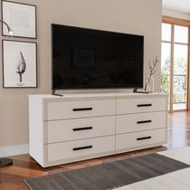 Cômoda 6 Gavetas 611x150,1x46 Cm Valência