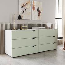 Cômoda 6 Gavetas 63,1x150,1x46 Cm Porto